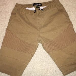 Small Carbon Freedom Flex tan shorts